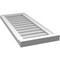 Ekena Millwork Vertical Surface Mount PVC Gable Vent w/ 2"W x 2"H , Brickmould Sill Frame, 14"W x 34"H GVPVE14X3403SN - alternate 4